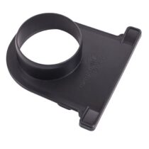 Альта-Профиль Торцевая заглушка канала с отводом 110 Черный