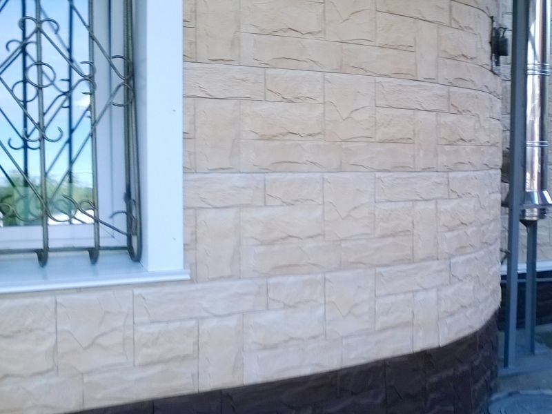 ТЕХОСНАСТКА Фасадная панель Гранит Леон ЭКО-2 Орех 1011-8016 — изображение 3