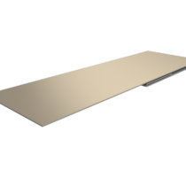 Grand Line Планка финишная Satin 0,5 мм, длина 2 м. Ral 1015