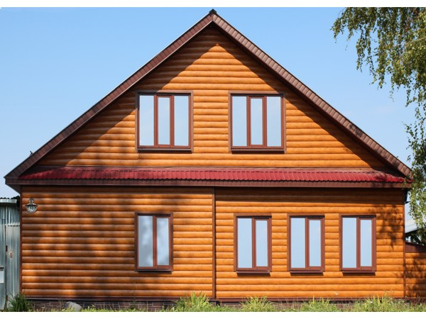 Grand Line Сайдинг Блок-хаус new Print Elite 0,45 мм White Wood — изображение 5