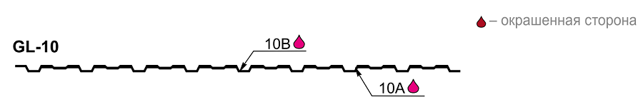Grand Line Профнастил C-10A Pe 0,45 мм RR 32 Grand Line Профнастил C-10A Pe 0,45 мм Ral 9003 — изображение 3