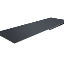 Grand Line: Планка финишная Velur X 0,5 мм длина 2 м. Ral 7024