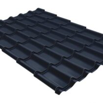 Grand Line Металлочерепица Классик PurLite Matt 0,5 мм Ral 7024 Grand Line Металлочерепица Классик PurLite Matt 0,5 мм Ral 7024