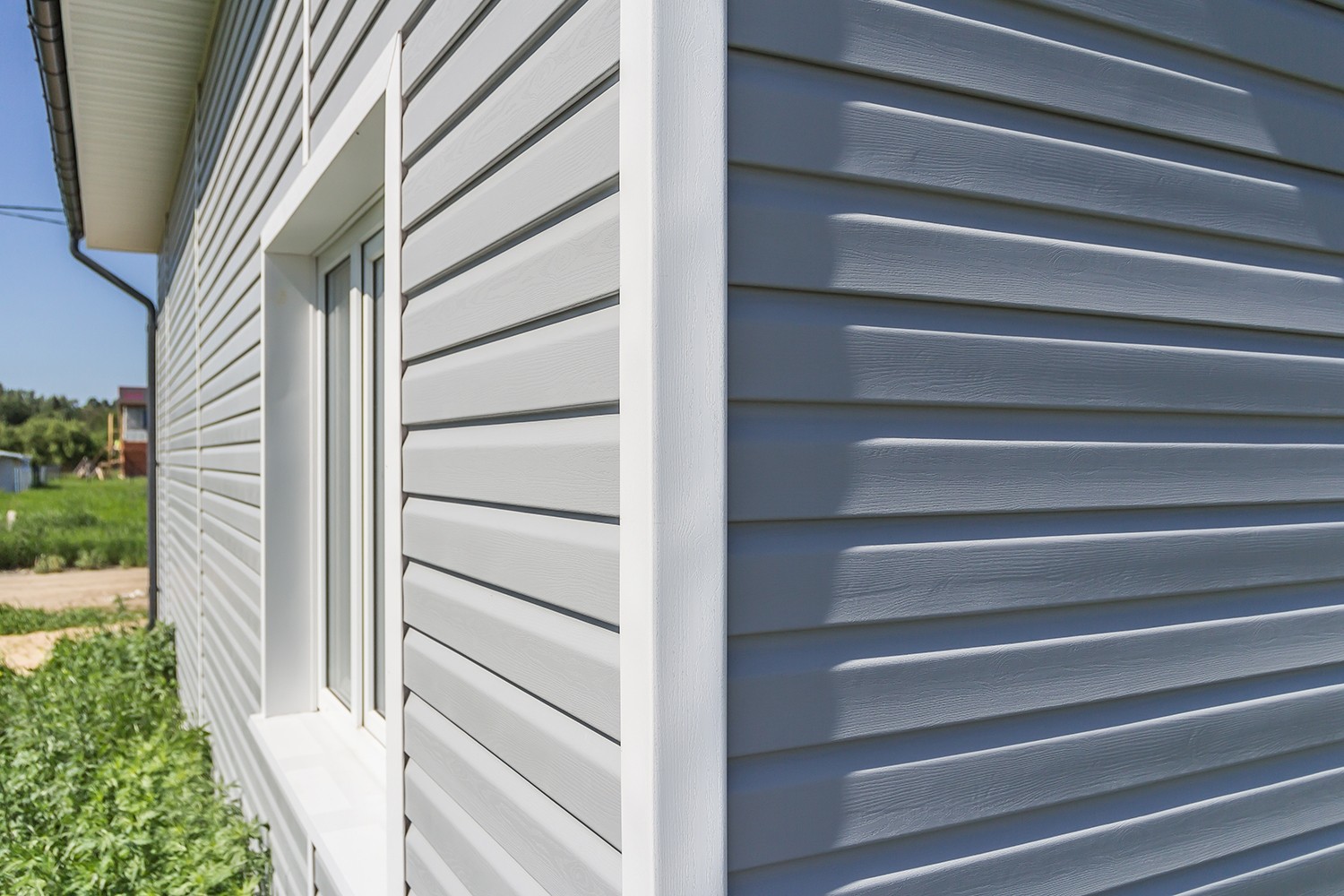 Grand Line Сайдинг D4 Корабельный брус слим Classic Color Plus Голубой — изображение 7