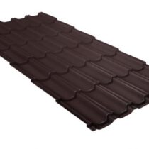 Grand Line Металлочерепица Квинта Плюс Satin Matt 0,5 мм Ral 8017