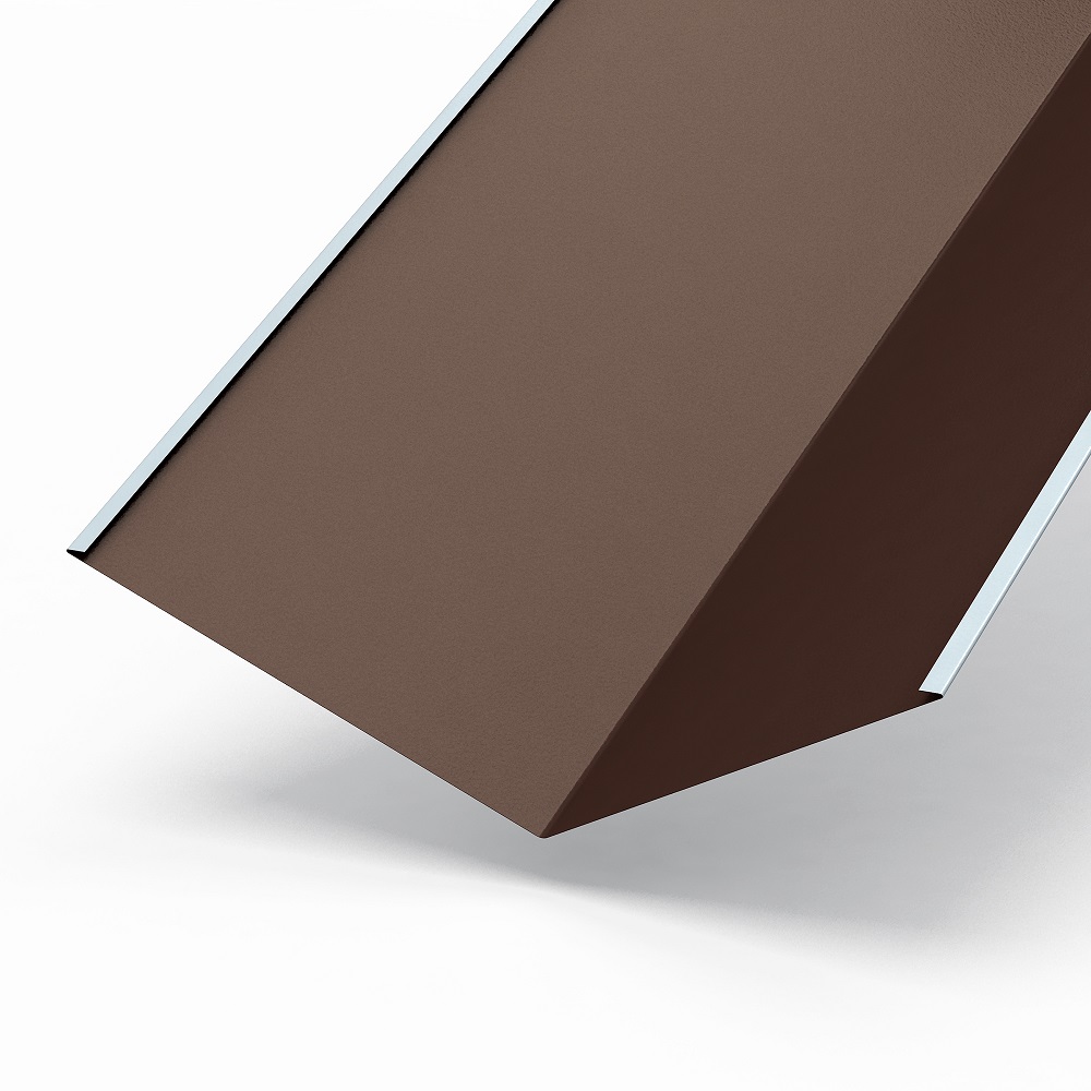 МеталлПрофиль Планка ендовы нижняя 298х298 VikingMP E-20 0,5 мм Ral 8017 МеталлПрофиль Планка ендовы нижняя 298х298 Puretan 0,5 мм Ral 8017