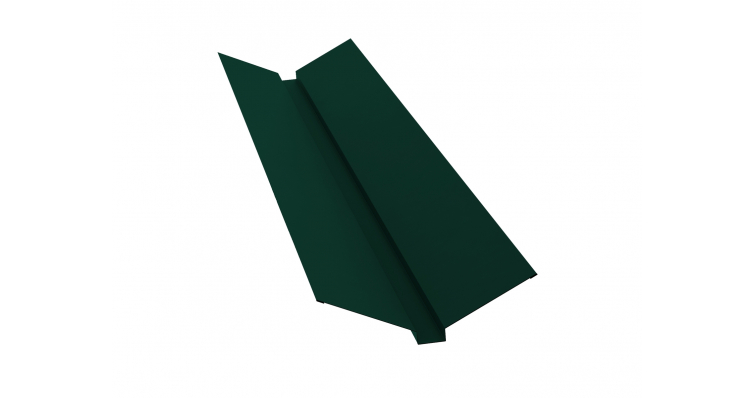 Grand Line Ендова верхняя 115х30х115 мм Satin 0,5мм Ral 6005 Grand Line Ендова верхняя 115х30х115 мм Satin 0,5мм Ral 6005