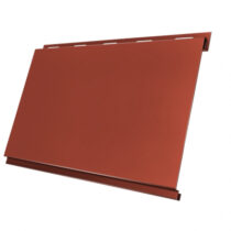 Grand Line Сайдинг Вертикаль classic Pe 0,45 мм Ral 8004