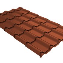 Grand Line Металлочерепица Камея Satin 0,5 мм Ral 8004