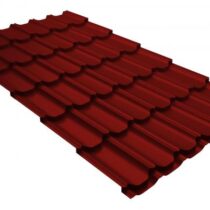 Grand Line Металлочерепица Квинта Плюс Satin 0,5 мм Ral 3011