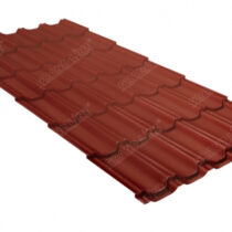 Grand Line Металлочерепица Квинта Плюс Satin Matt 0,5 мм Ral 8004