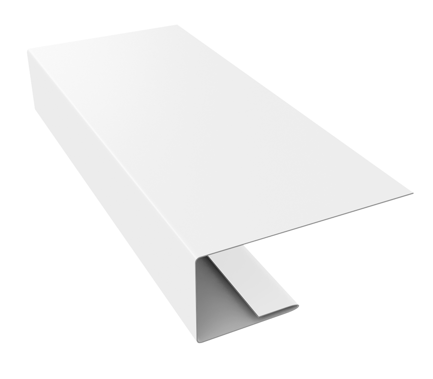 Grand Line J-Профиль 18мм Satin 0,5 мм, длина 2 м Ral 9003