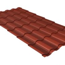 Grand Line Металлочерепица Кредо PurLite Matt 0,5 мм Ral 8004