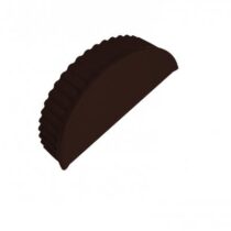 Grand Line Заглушка торцевая полукруглого конька Satin Matt Ral 8017 Grand Line Заглушка торцевая полукруглого конька Satin Matt Ral 8017