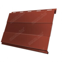 Grand Line Сайдинг Вертикаль prof Pe 0,45 мм Ral 8004