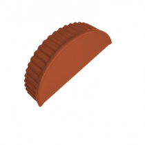 Grand Line Заглушка торцевая полукруглого конька Drap Ral 8004