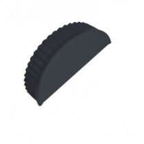 Grand Line Заглушка торцевая полукруглого конька Rooftop Бархат Ral 7024 Grand Line Заглушка торцевая полукруглого конька Rooftop Бархат Ral 7024