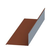 МеталлПрофиль Планка примыкания верхняя VikingMP E 0,5 мм Ral 8004