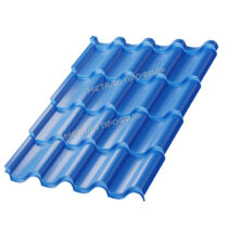 МеталлПрофиль Металлочерепица Монтерроса-M PURMAN 0,5 мм Ral 5005