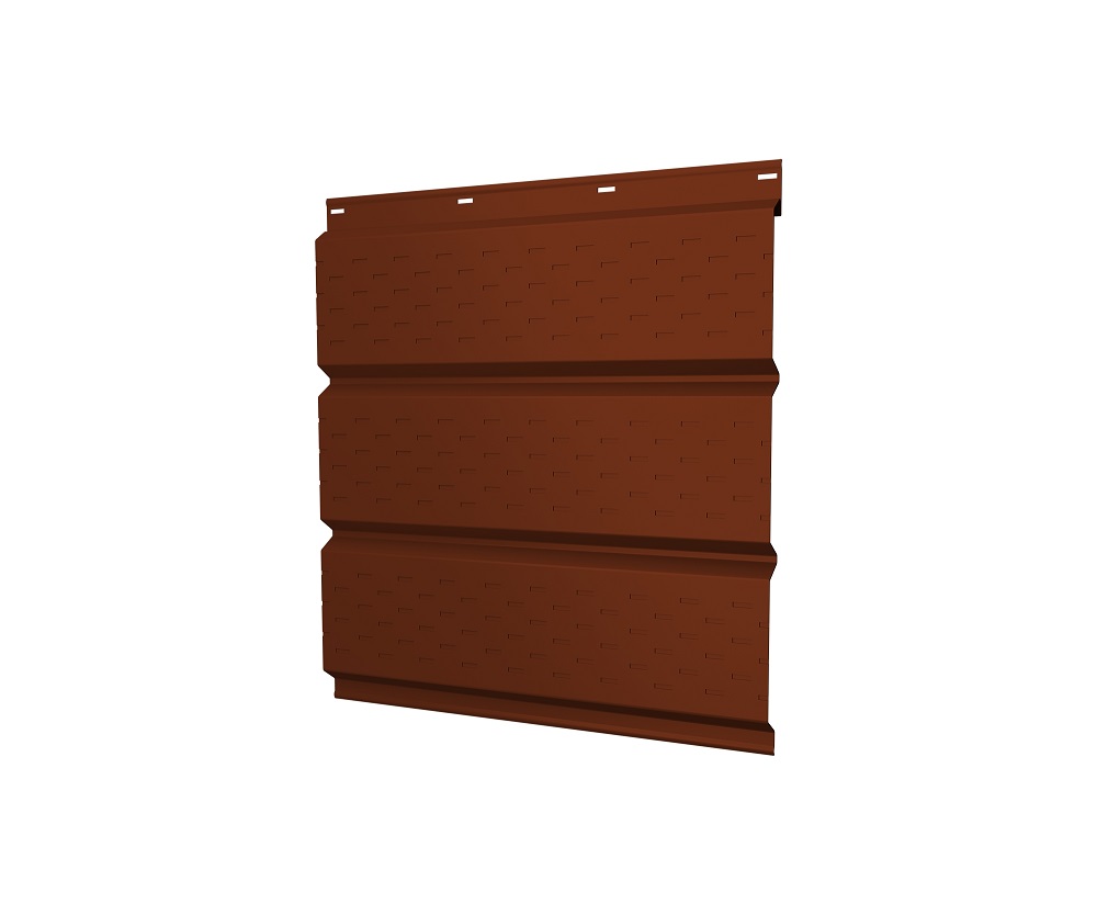 Grand Line Софит полная перфорация Pe 0,45 мм Ral 3009