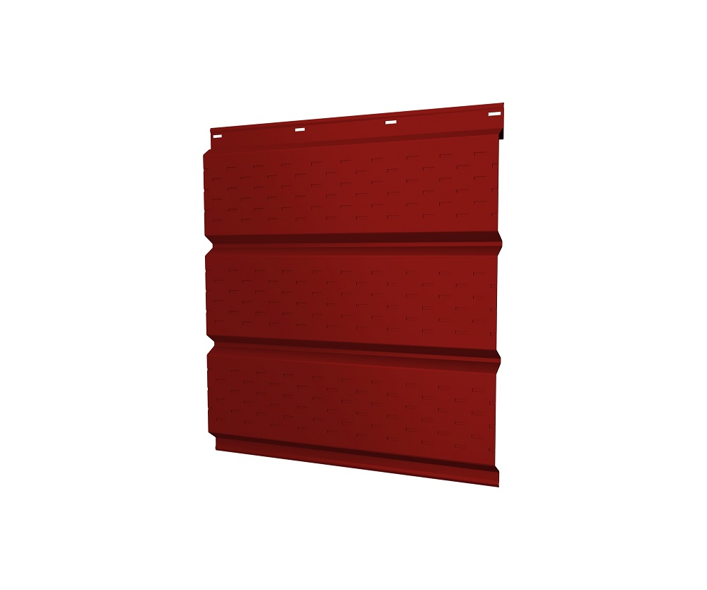 Grand Line Софит полная перфорация Pe 0,45 мм Ral 3011