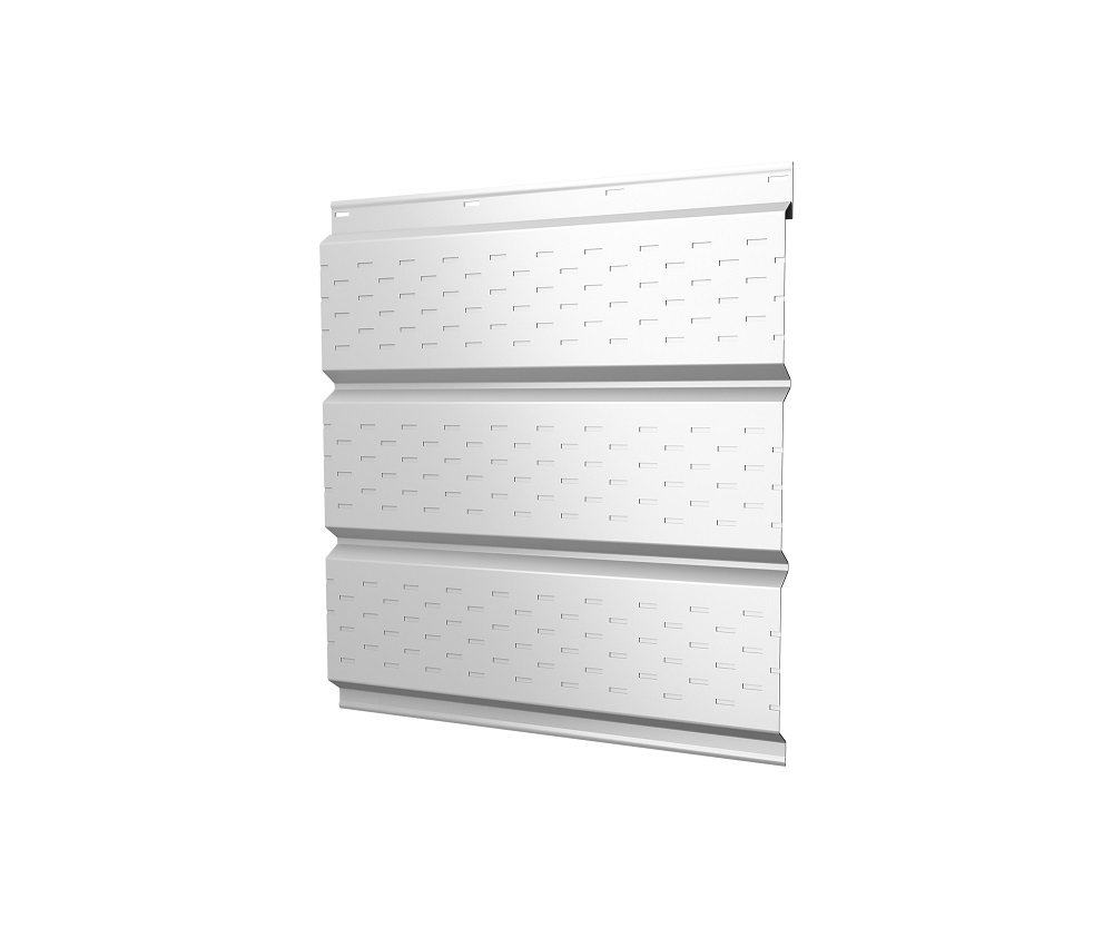 Grand Line Софит полная перфорация Pe 0,45 мм Ral 9003