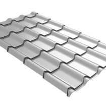 Grand Line Металлочерепица Камея Satin 0,5 мм Ral 9003