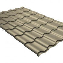 Grand Line Металлочерепица Кредо Satin 0,5 мм Ral 1015