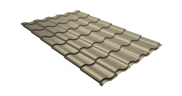 Grand Line Металлочерепица Кредо Satin 0,5 мм Ral 1015