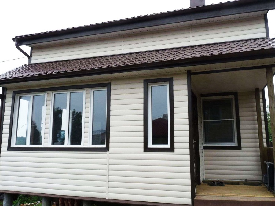 Docke PREMIUM Сайдинг Блок Хаус D 4,7T Капучино — изображение 4