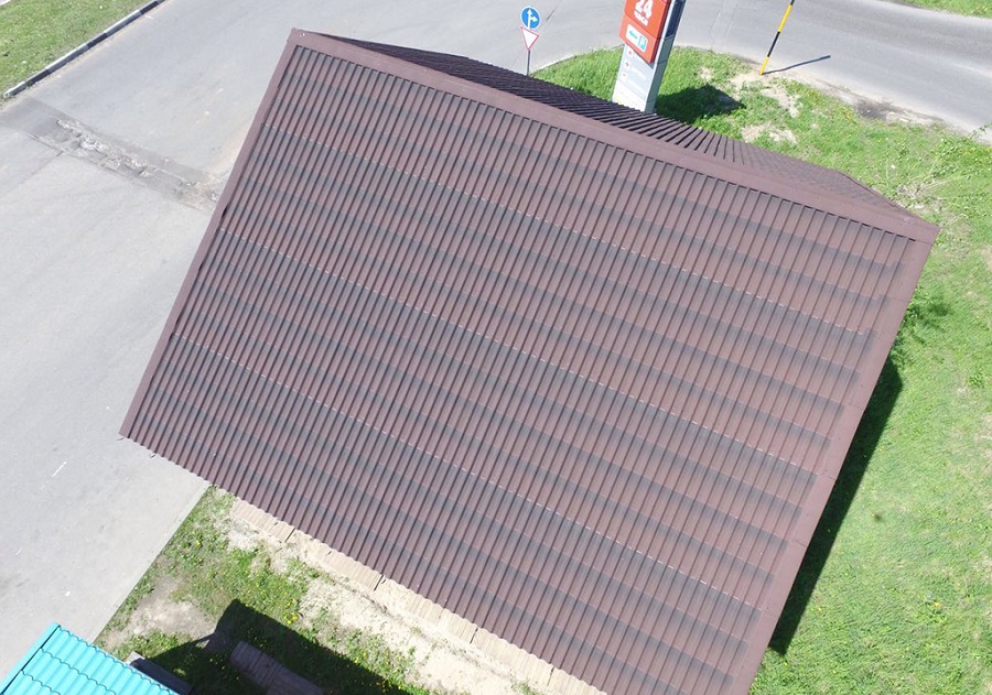 Ондулин Лист Черепица 1950х950 Графит Ондулин Лист Черепица 1950х950 Графит — изображение 6