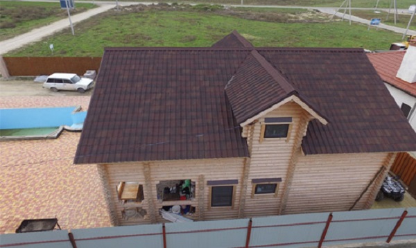 Ондувилла Черепица ОНДУВИЛЛА 1070х400 мм Туманная ночь Ондувилла Черепица ОНДУВИЛЛА 1070х400 мм Красный бархат — изображение 4