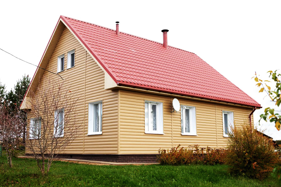 Docke PREMIUM Сайдинг Блок Хаус D 4,7T Капучино — изображение 3