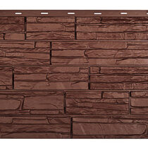 ТЕХОСНАСТКА Фасадная панель Альпийская сказка ЭКО-1 Браун 8016