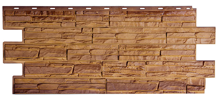 ТЕХОСНАСТКА Фасадная панель Альпийская сказка ЭКО-2 Орех 1011-8016