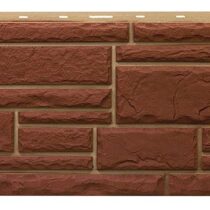 ТЕХОСНАСТКА Фасадная панель Дикий камень T- SIDING Коричневый 8016