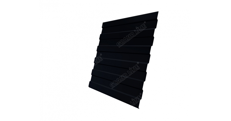 Grand Line Профнастил С-8 Drap 0,45 мм Ral 9005 Grand Line Профнастил С-8 Drap 0,45 мм Ral 9005