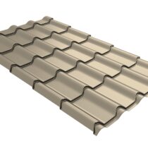 Grand Line Металлочерепица Камея Satin 0,5 мм Ral 1015