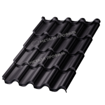 МеталлПрофиль Металлочерепица Монтерроса-M VikingMP E 0,5 мм Ral 9005 МеталлПрофиль Металлочерепица Монтерроса-M VikingMP E 0,5 мм Ral 9005