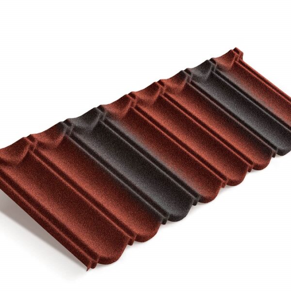 Metrotile Лист MetroBond Красно-черный Metrotile Лист MetroBond Красно-черный