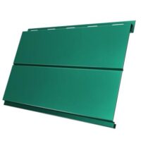 Grand Line Сайдинг Вертикаль line Pe 0,45 мм Ral 5021