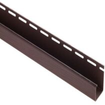 Альта-Профиль Планка J-trim Blockhouse Винил Коричневая