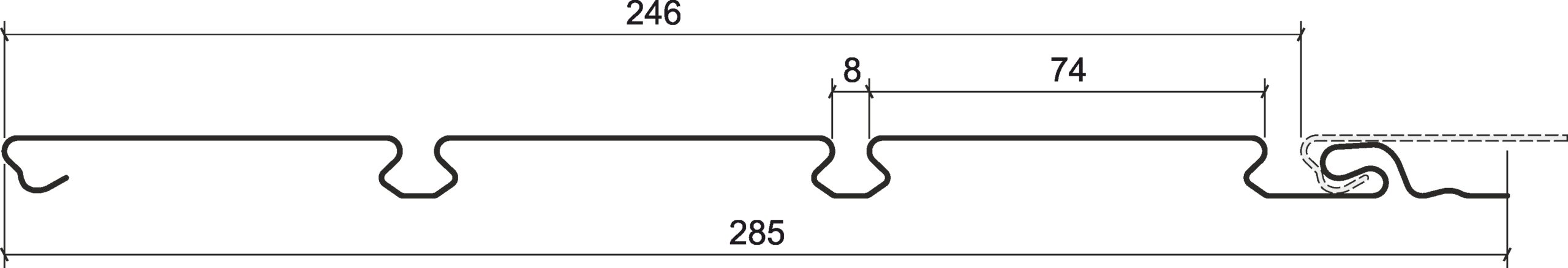 Grand Line Софит Estetic Premium скрытая перфорация Белый — изображение 2