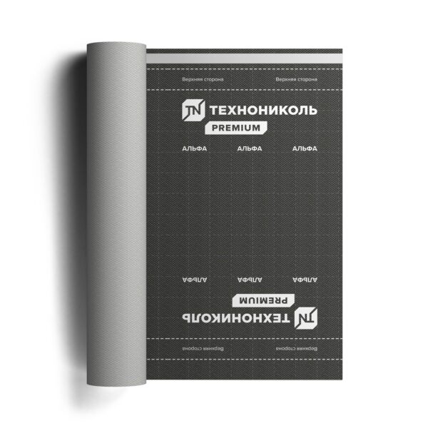 Технониколь Мембрана Альфа ВЕНТ 180 гидро-ветрозащитная диффузионная 75 м2 — изображение 2