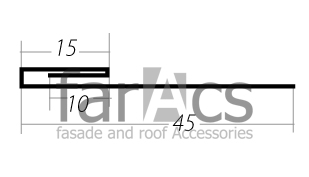 FarAcs Финишная планка Ре Ral 7024 — изображение 2