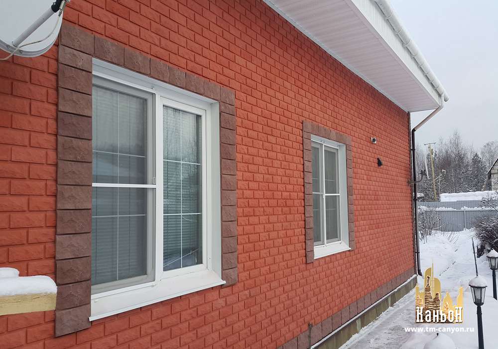 КАНЬОН Фиброцементная панель Сколотый кирпич Сколотый 32 — изображение 12