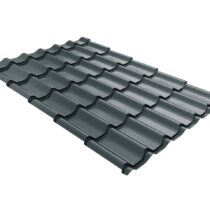 Grand Line Металлочерепица Классик Satin 0,5 мм Ral 7016