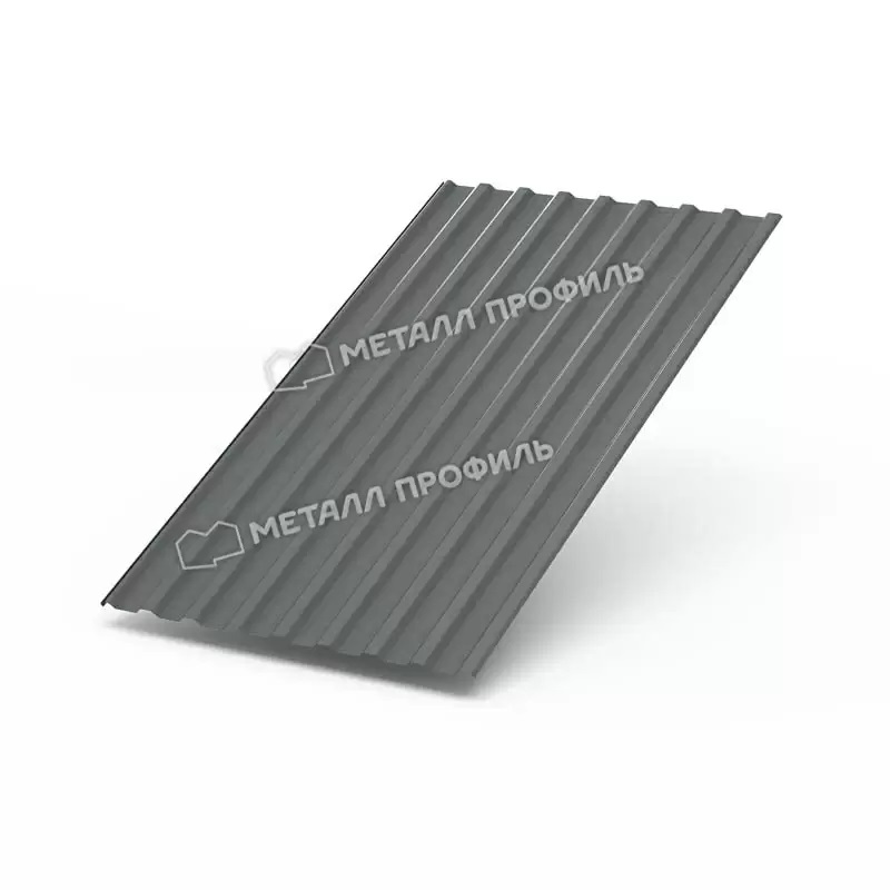 МеталлПрофиль Профнастил (м2) МП-20А Полиэстер 0,45 мм Ral 7005 МеталлПрофиль Профнастил (м2) МП-20А Полиэстер 0,45 мм Ral 7005