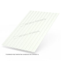 МеталлПрофиль Профнастил (м2) С-8 А Полиэстер 0,45 мм Ral 9003 МеталлПрофиль Профнастил (м2) С-8 А Полиэстер 0,45 мм Ral 9003