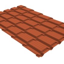 Grand Line Профиль волновой Квадро Профиль Pe 0,45 мм Ral 8004 Grand Line Профиль волновой Квадро Профиль Drap 0,45 мм Ral 8004